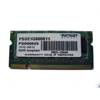 Memória Patriot So-Dimm 1GB DDR2 6400 800Mhz