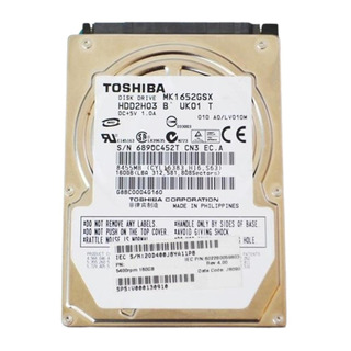 Disco Rigido Toshiba 160GB SATA 2.5'' 5400rpm