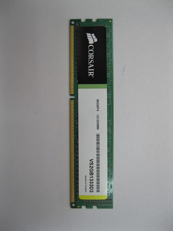  Memória Corsair 2GB DDR3 1333Mhz