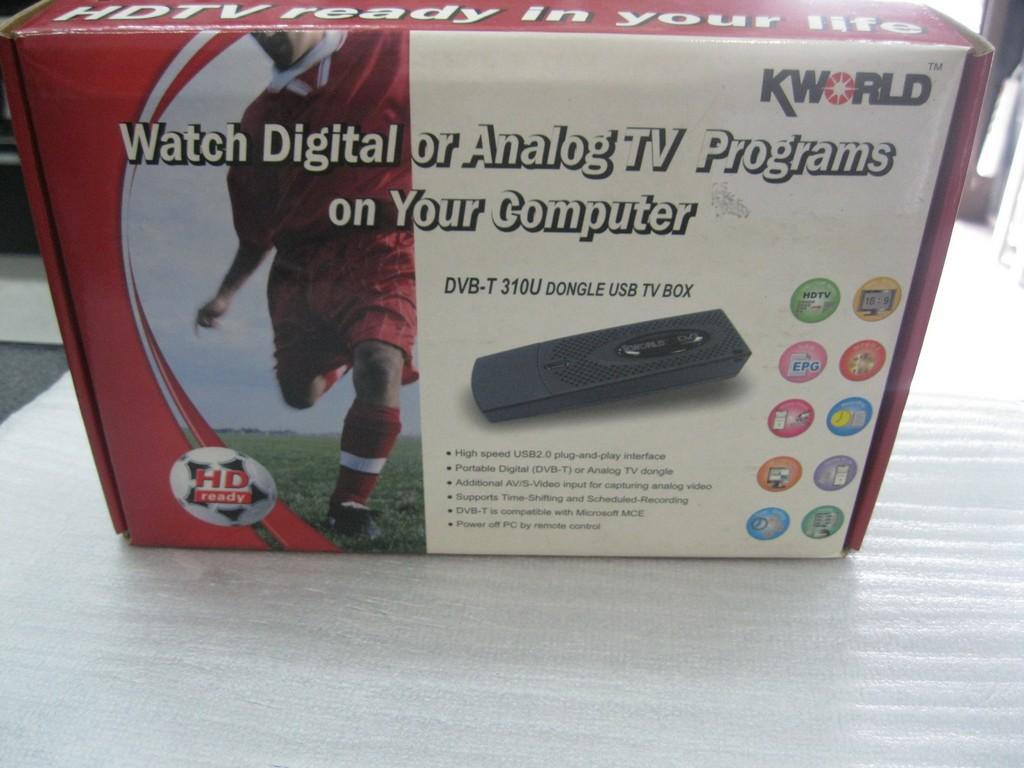  Placa TV USB DVB-T Kworld