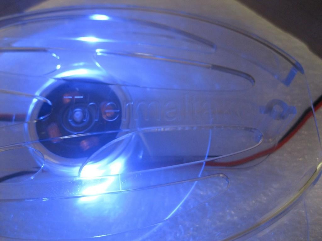  Cooler/ Ventoinha para Disco Rigído 3.5 c/ LED Azul