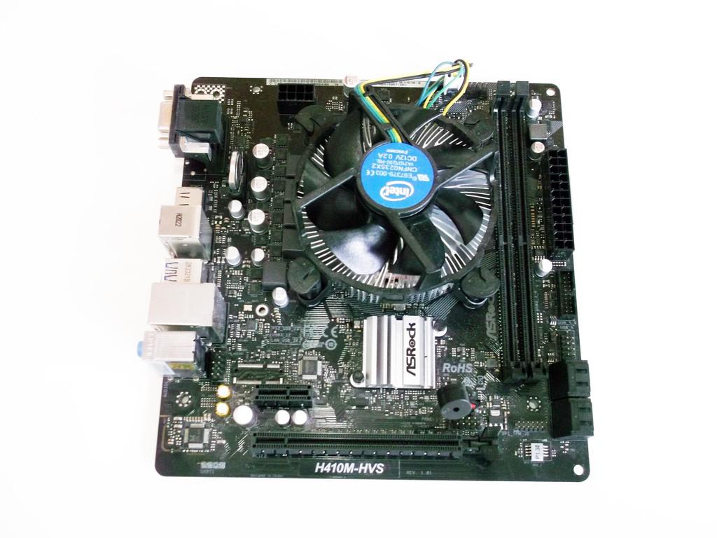 Motherboard Asrock H410MHvs 1200 + Cpu Intel Pentium Gold G6400