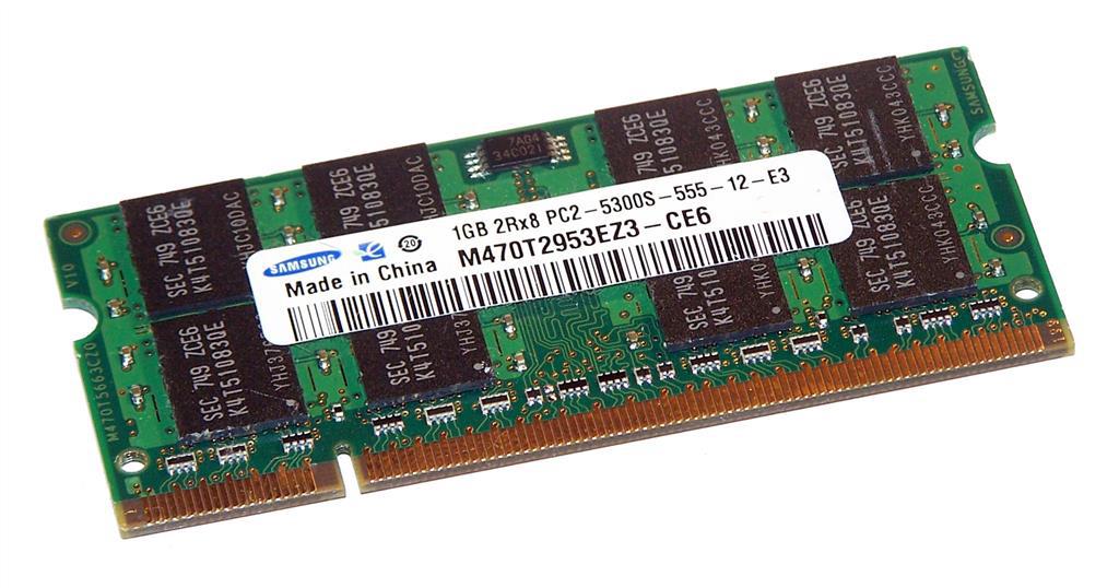  Memória Samsung 1GB DDR2 5300 667Mhz