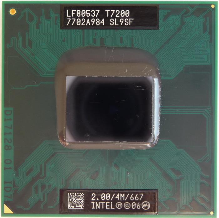 Processador Intel Core 2 Duo T7200 2.00GHz 4M|667MHz PPGA478