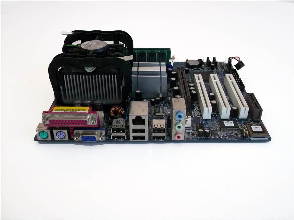 Motherboard Asrock P4I65G+2Gb Ddr+P4 3.0Ghz Skt 478 - Cyber Cash