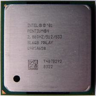 Processador Pentium 4 2.80Ghz 512/ 533 478