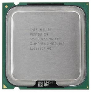 Processador Pentium 4 524 3.06Ghz 1M/ 533 775