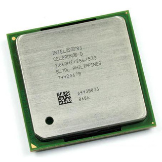 Processador Intel Celeron D 330 256K Cache, 2.66 GHz, 533 MHz 478