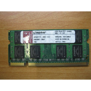 Memória Kingston 2GB DDR2 800Mhz