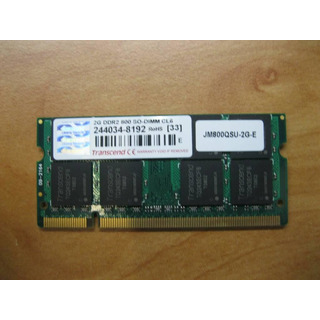 Memória Transcend 2GB DDR2 800Mhz