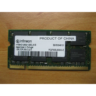 Memória Infineon 1GB DDR 333Mhz