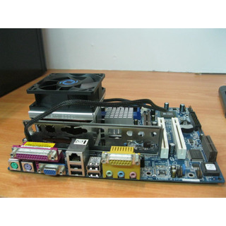 Motherboard Asrock K7S41GX + Processador Amd Athlon 1.1Ghz + Cooler