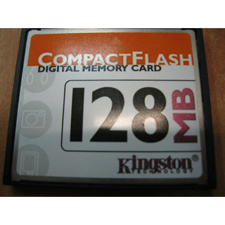Cartão de memória CompactFlash Kingston 128MB