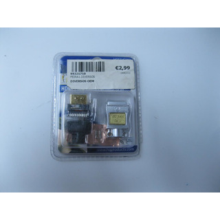 Conjunto de conectores HDMI metálicos de 19 pinos c/ revestimento a ouro