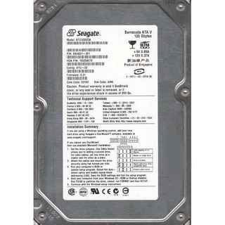 Disco Rigido Seagate 120GB IDE PATA 3.5''