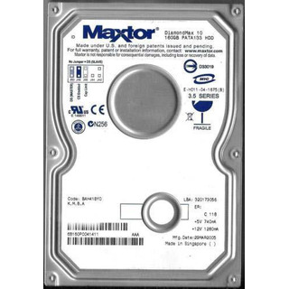 Disco Rígido Maxtor 160GB IDE PATA 3.5''
