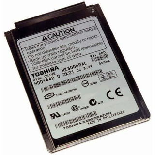 Disco Rigido Toshiba 30GB ATA 100 1.8'' 2MB 4200rpm