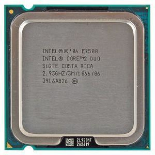 Processador Intel Core 2 Duo E7600 3M Cache 2.93 GHz 1066 MHz