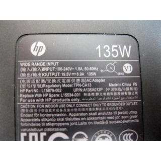 Carregador Original HP 19.5V 6.9A 4,5mm X 3,0mm 135W (TPN-CA13)