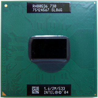 Processador Intel Pentium M 730 1.60Ghz 2M|533MHz PPGA478