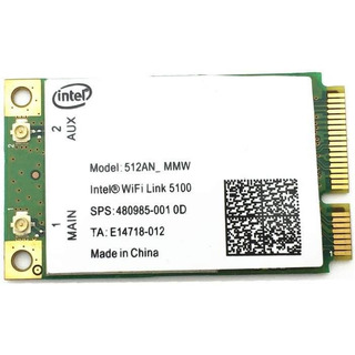 Placa Wifi Mini PCI-e 300Mbps Intel Link 5100