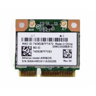 Placa Dual Band Mini PCI-e Wireless + Bluetooth (AR5B225)