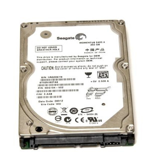 Disco Rigido Seagate 250GB SATA 2.5'' 5400rpm