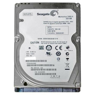 Disco Rígido Seagate 320GB SATA 2.5'' 5.400rpm