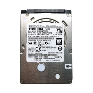 Disco Rígido Toshiba 320GB SATA 2.5'' 5400rpm