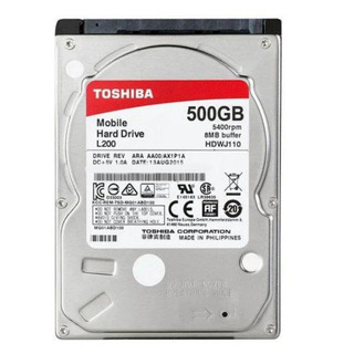 Disco Rígido Toshiba 500GB 8MB SATA 2.5'' 5400rpm