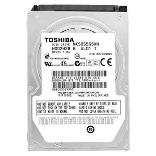 Disco Rígido Toshiba 500GB SATA 2.5'' 5400rpm