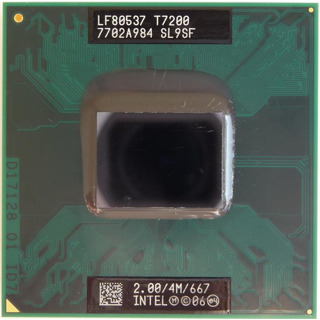 Processador Intel Core 2 Duo T7200 2.00GHz 4M|667MHz PPGA478