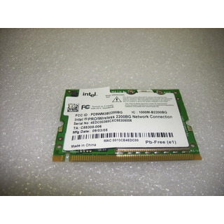 Placa Wireless Intel para Acer Aspire 1652 LMI