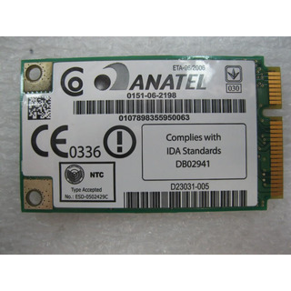 Placa Wireless Intel para HP, Toshiba (3945ABG)