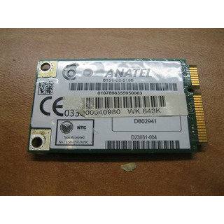 Placa Wireless Mini PCIe Toshiba PA3489U-1MPC