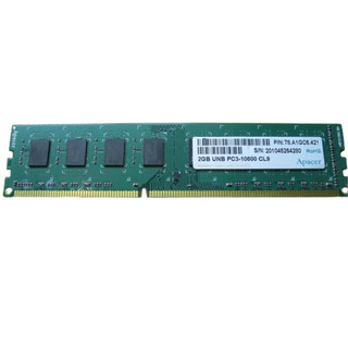 Memoria 2GB DDR3 PC3-10600U 1333MHz APACER 78.A1GC6.421