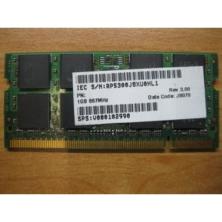 Memória 1GB DDR2 5300S 667Mhz