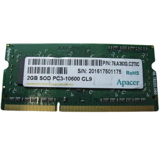 Memoria 2GB DDR3 PC3-10600S 1333MHz APACER 76.A363G.C2T0C