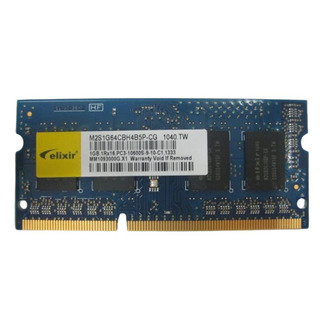 Memória Elixir 1GB DDR3 10600 1333Mhz
