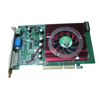 Placa Gráfica GF6600 256MB DDR2 AGP