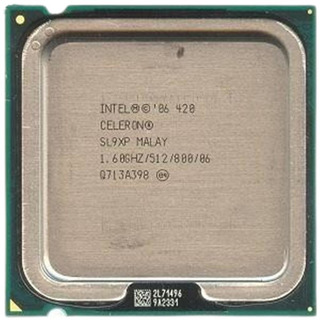 Processador  Intel Celeron 420 1.60Ghz 512/ 800 775