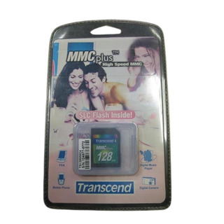 Cartão Memória 128MB MMC plus Transcend