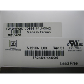 Ecrã 12.1'' LCD Bright N121I3-L03  REV.C1