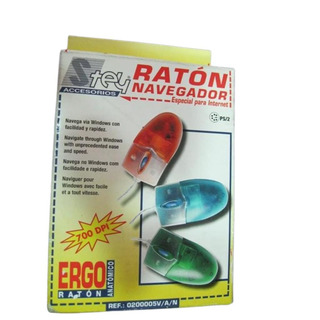 Rato PS/ 2 c/ scroll Transparente Laranja