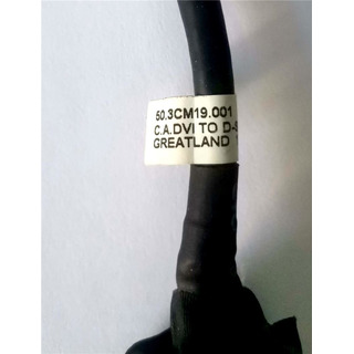 Cabo DVI PARA VGA Packard Bell OneTwo M3351 (50.3CM19.001)