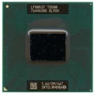 Processador Intel Core 2 Duo T5500 2M Cache, 1.66 GHz, 667 MHz