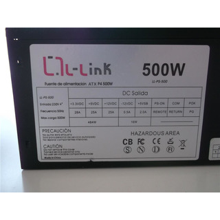 Fonte Alimentação L-Link 500W (LL-PS-500)