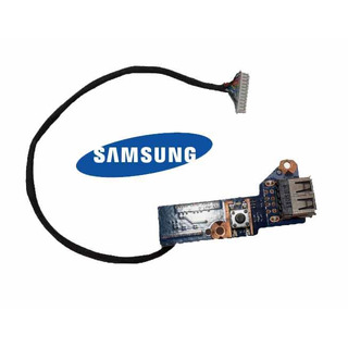 Placa 2xUSB + Botão Power Samsung RV510 (BA92-05996A)