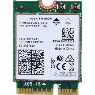 Placa Dual Band Mini PCI-e Wireless + Bluetooth (9560NGW)