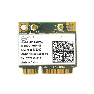 Placa Mini PCIe WiFi Wilreless Intel 622ANHMW 300Mbps